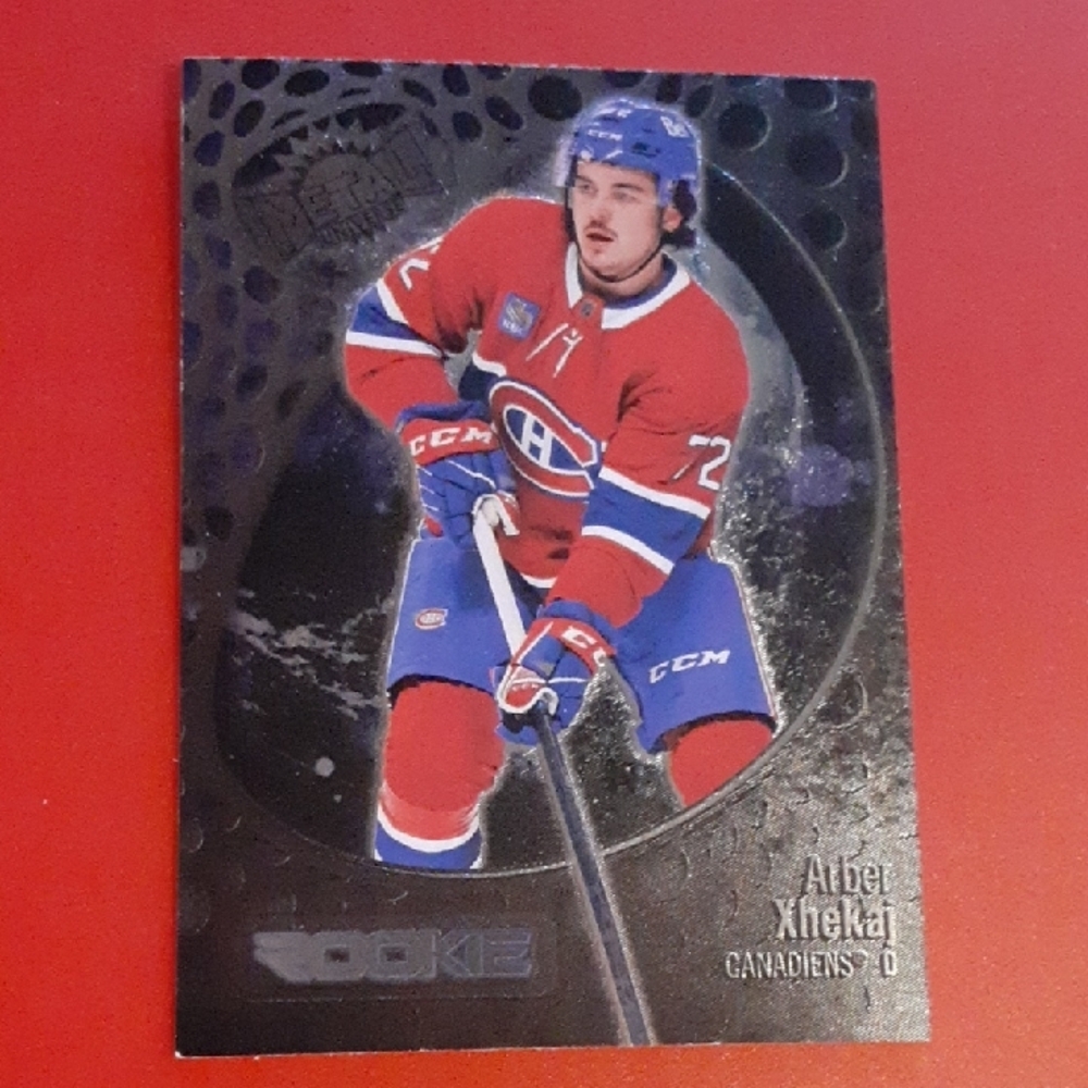 Arber Xhekaj Montreal Canadiens NHL Hockey Rookie Trading Card RC